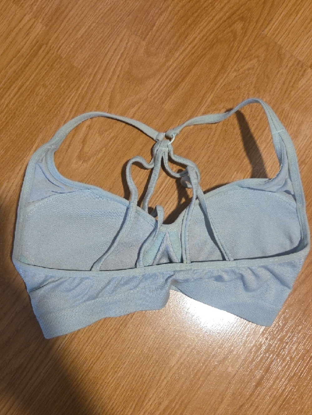 Fruit of the Loom Light Blue Strappy Racerback Bra - Picture 2 of 2